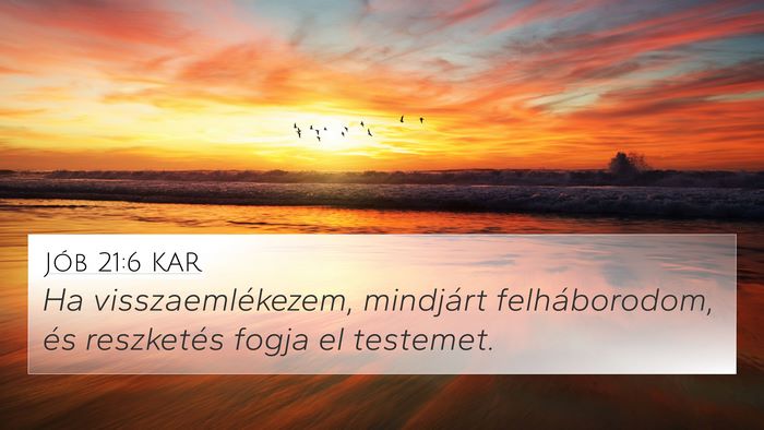 Jób 21:6 KAR Bible Verse Image