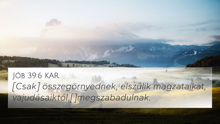 Jób 39:6 KAR Bible Verse Image