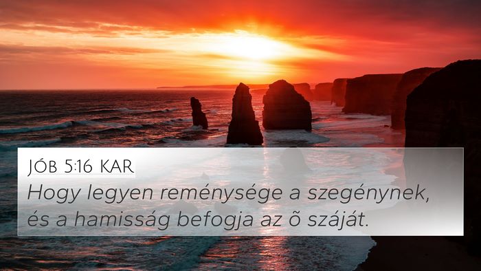 Jób 5:16 KAR Bible Verse Image