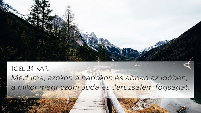 Jóel 3:1 KAR Bible Verse Image