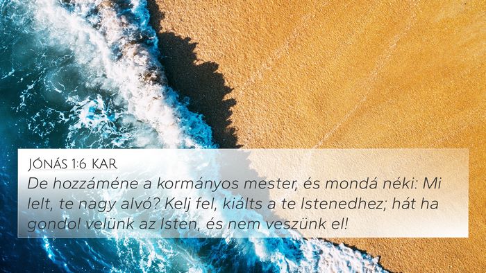 Jónás 1:6 KAR Bible Verse Image