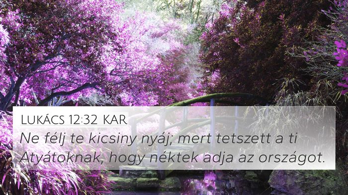 Lukács 12:32 KAR Bible Verse Image