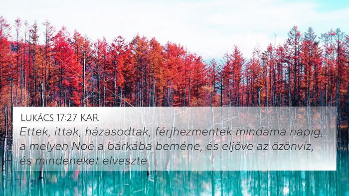 Lukács 17:27 KAR Bible Verse Image