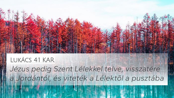 Lukács 4:1 KAR Bible Verse Image