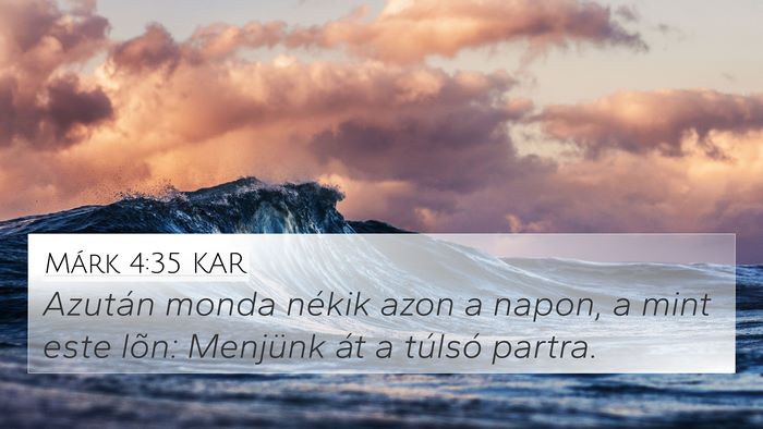 Márk 4:35 KAR Bible Verse Image
