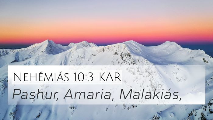 Nehémiás 10:3 KAR Bible Verse Image