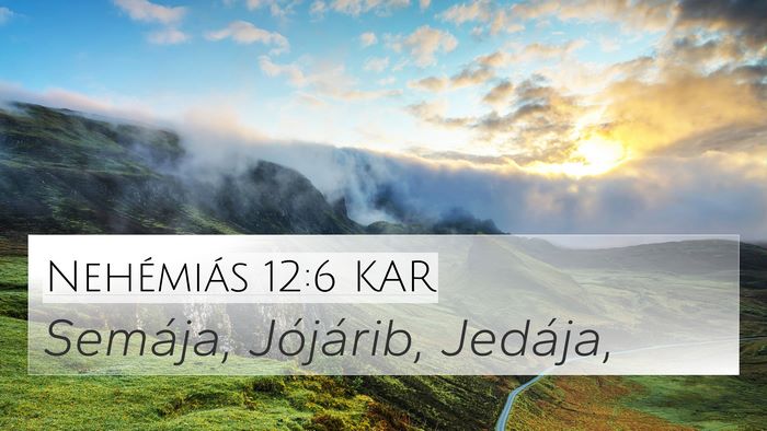 Nehémiás 12:6 KAR Bible Verse Image