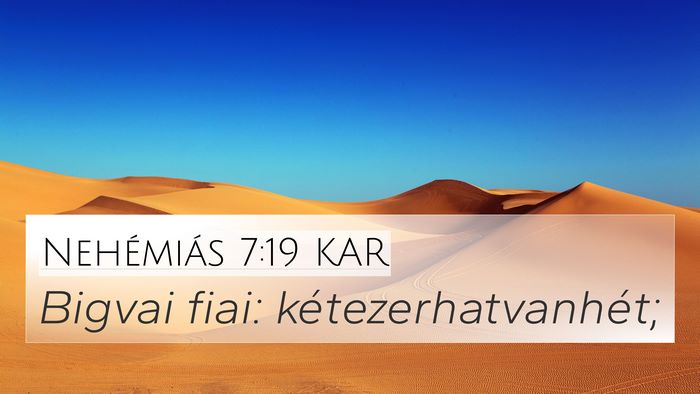 Nehémiás 7:19 KAR Bible Verse Image