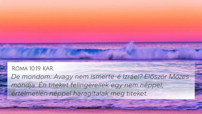 Róma 10:19 KAR Bible Verse Image