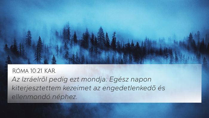 Róma 10:21 KAR Bible Verse Image