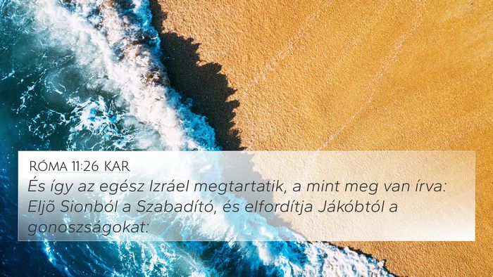 Róma 11:26 KAR Bible Verse Image