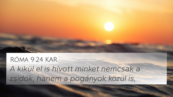 Róma 9:24 KAR Bible Verse Image