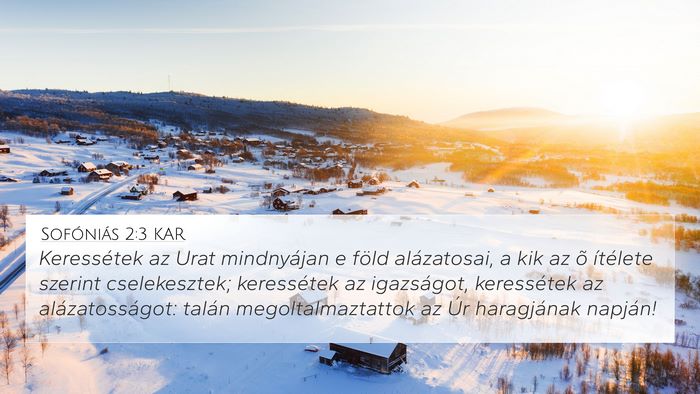 Sofóniás 2:3 KAR Bible Verse Image