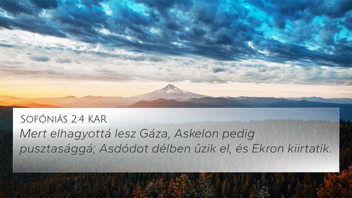 Sofóniás 2:4 KAR Bible Verse Image