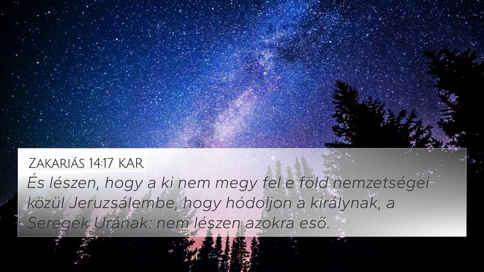 Zakariás 14:17 KAR Bible Verse Image