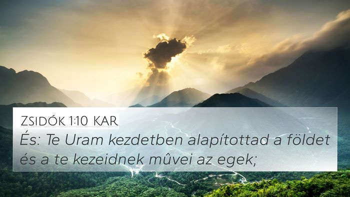 Zsidók 1:10 KAR Bible Verse Image