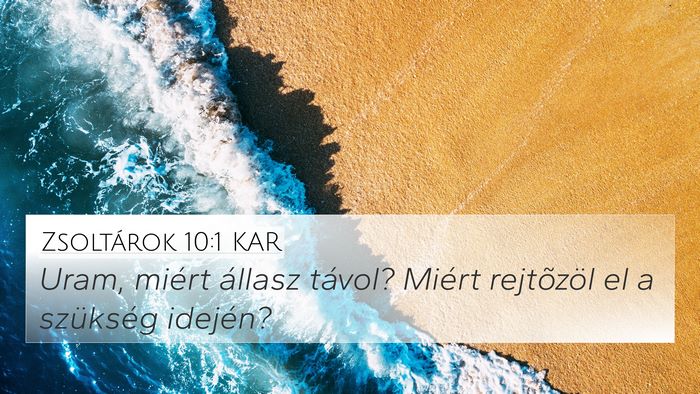 Zsoltárok 10:1 KAR Bible Verse Image