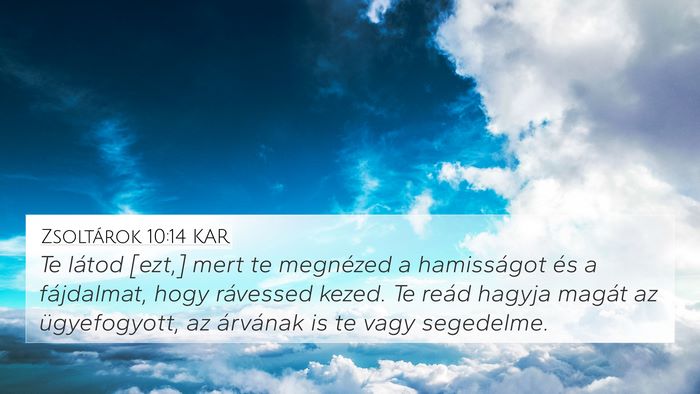 Zsoltárok 10:14 KAR Bible Verse Image