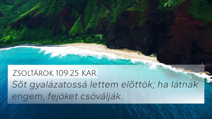 Zsoltárok 109:25 KAR Bible Verse Image