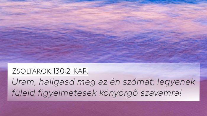 Zsoltárok 130:2 KAR Bible Verse Image