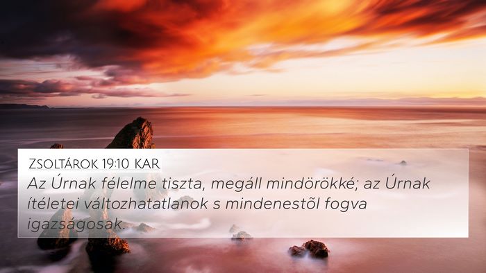 Zsoltárok 19:10 KAR Bible Verse Image