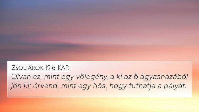 Zsoltárok 19:6 KAR Bible Verse Image