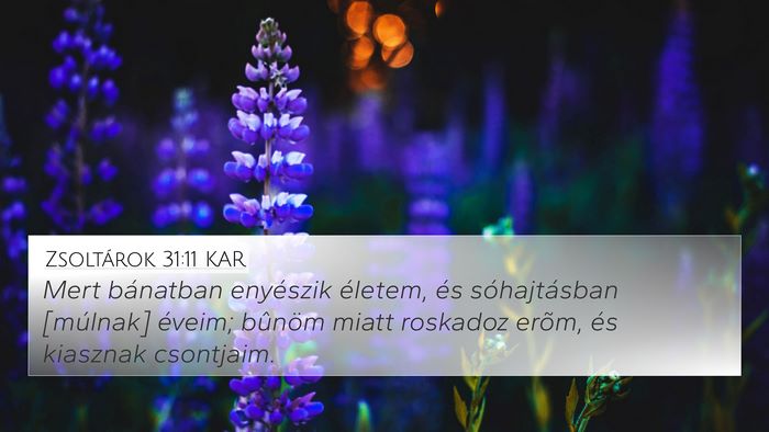 Zsoltárok 31:11 KAR Bible Verse Image