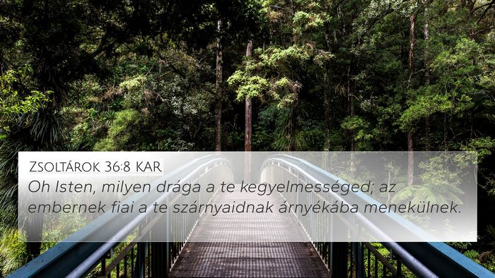 Zsoltárok 36:8 KAR Bible Verse Image
