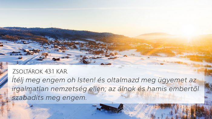 Zsoltárok 43:1 KAR Bible Verse Image