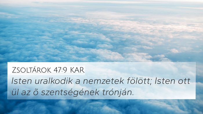 Zsoltárok 47:9 KAR Bible Verse Image