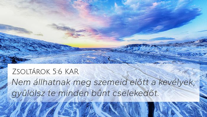 Zsoltárok 5:6 KAR Bible Verse Image