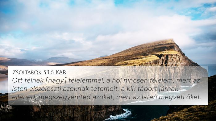 Zsoltárok 53:6 KAR Bible Verse Image
