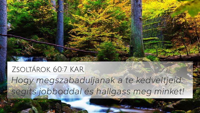 Zsoltárok 60:7 KAR Bible Verse Image