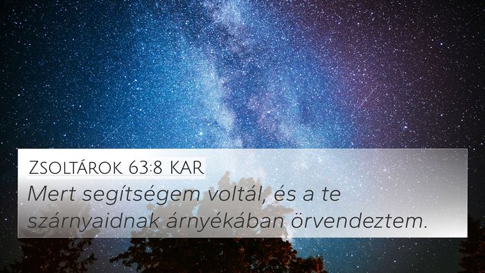 Zsoltárok 63:8 KAR Bible Verse Image