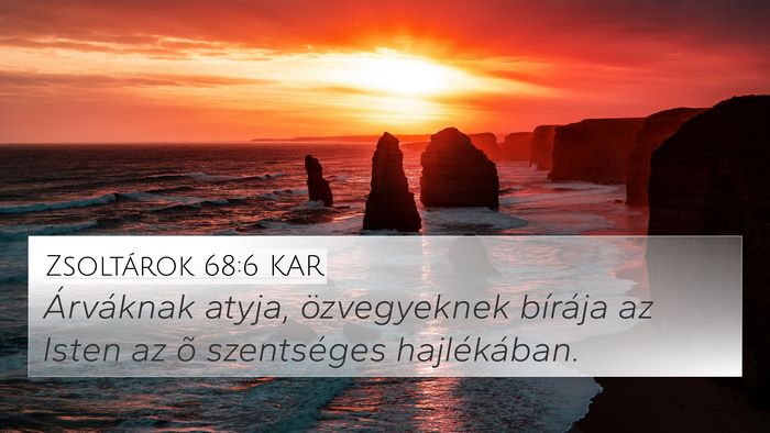 Zsoltárok 68:6 KAR Bible Verse Image