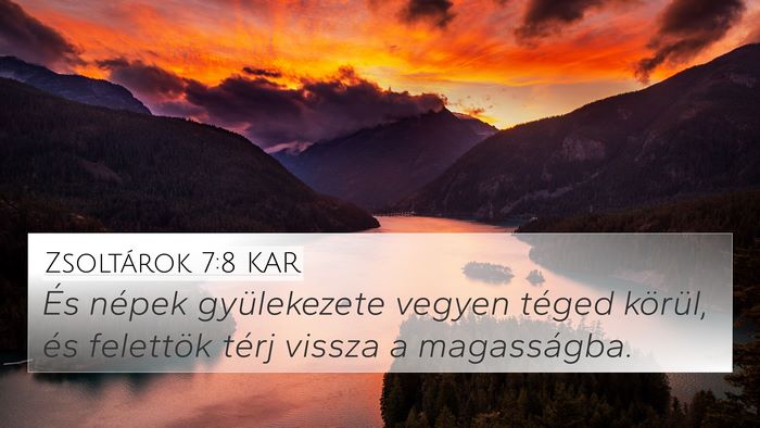 Zsoltárok 7:8 KAR Bible Verse Image