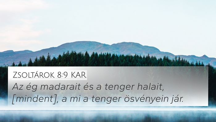 Zsoltárok 8:9 KAR Bible Verse Image