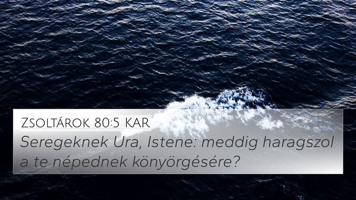 Zsoltárok 80:5 KAR Bible Verse Image