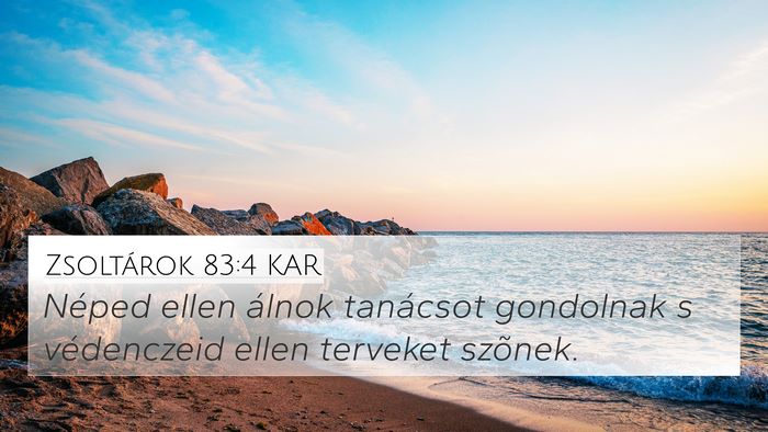 Zsoltárok 83:4 KAR Bible Verse Image