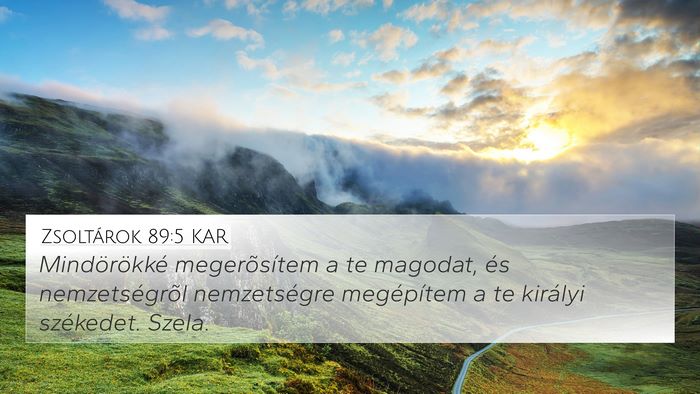 Zsoltárok 89:5 KAR Bible Verse Image
