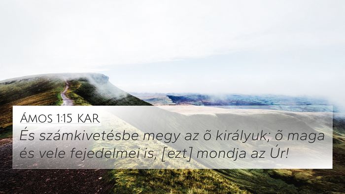 Ámos 1:15 KAR Bible Verse Image