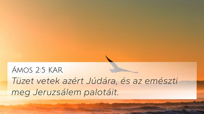 Ámos 2:5 KAR Bible Verse Image