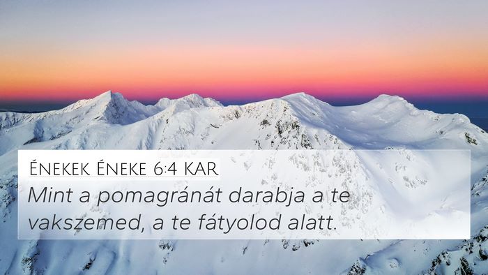 Énekek Éneke 6:4 KAR Bible Verse Image