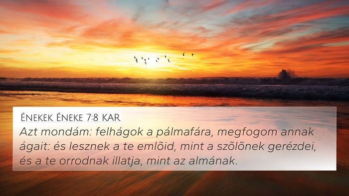 Énekek Éneke 7:8 KAR Bible Verse Image