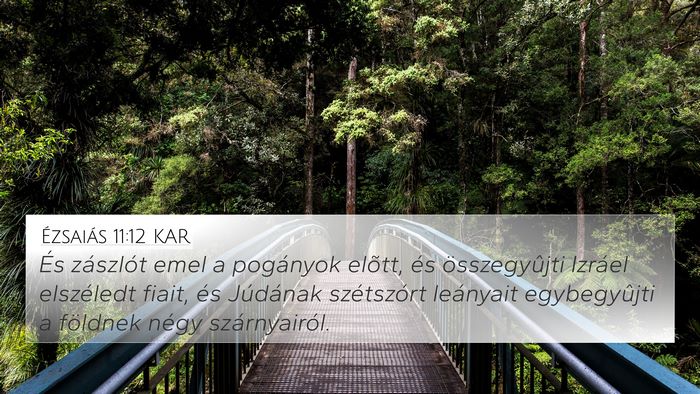 Ézsaiás 11:12 KAR Bible Verse Image