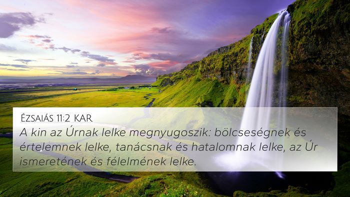 Ézsaiás 11:2 KAR Bible Verse Image