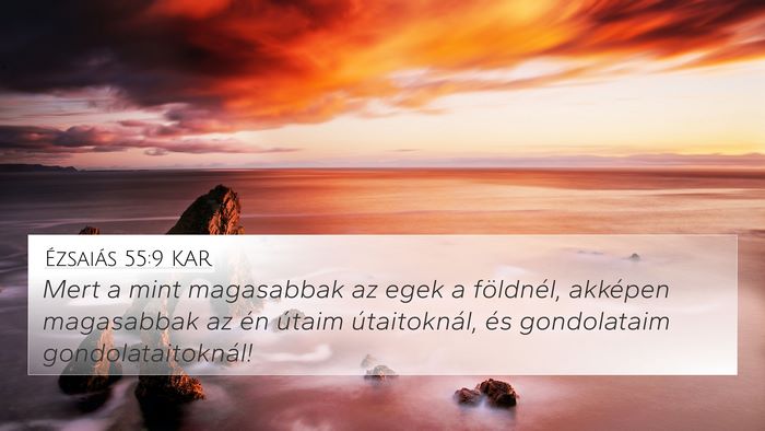 Ézsaiás 55:9 KAR Bible Verse Image