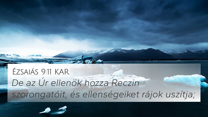Ézsaiás 9:11 KAR Bible Verse Image
