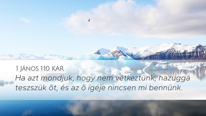 1 János 1:10 KAR Bible Verse Image