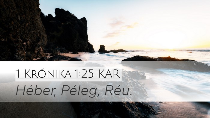 1 Krónika 1:25 KAR Desktop Wallpaper - Héber, Péleg, - Desktop Bible Verse Wallpaper